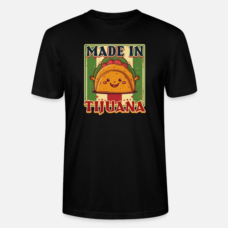 Tijuana Fabriqué à Tijuana - T-shirt bio CRAFTER Stanley Stella Unisexe - noir
