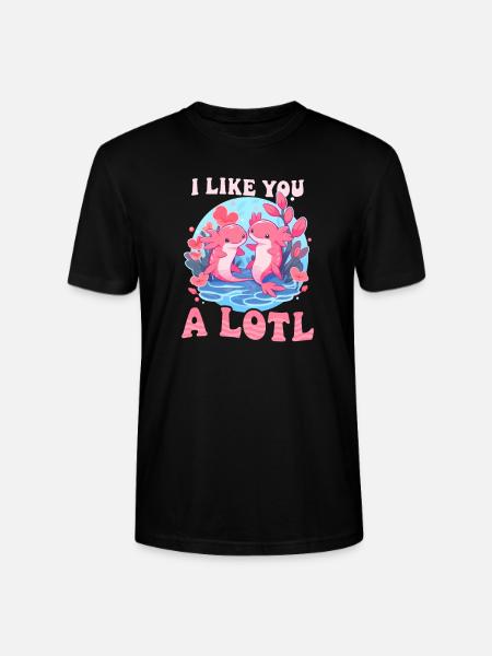 Axolotl comme vous beaucoup - T-shirt bio CRAFTER Stanley Stella Unisexe - noir