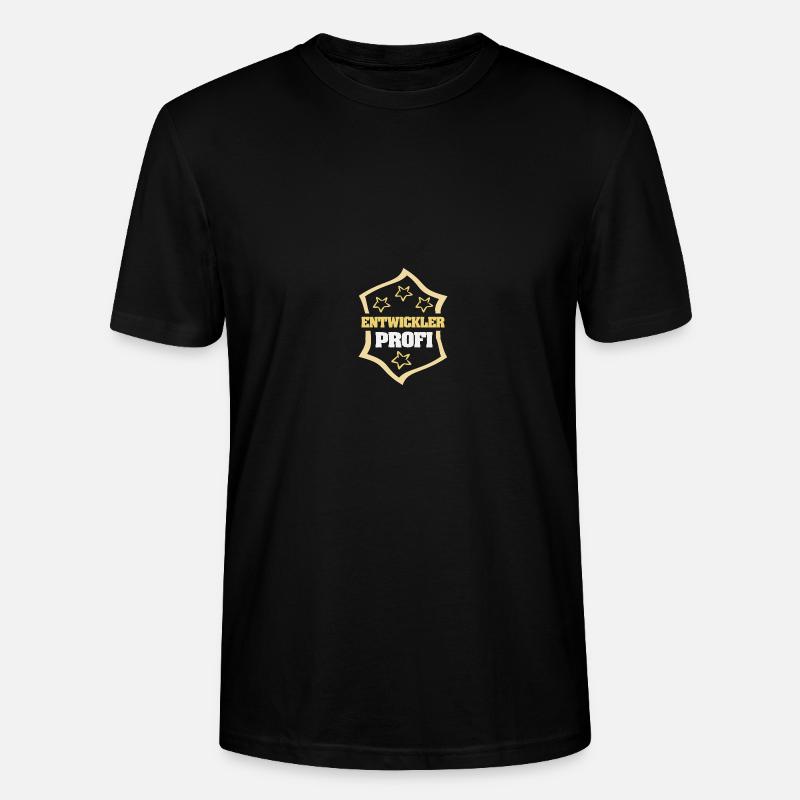 Beruf Entwickler - Stanley/Stella Unisex Bio-T-Shirt CRAFTER - Schwarz