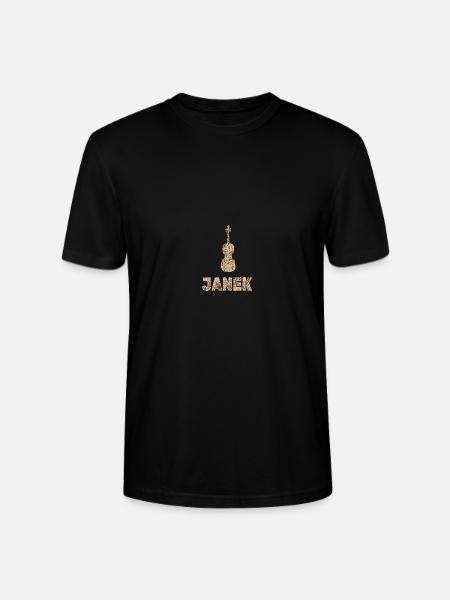 Janek as viola - Stanley/Stella CRAFTER Unisex Organic T-Shirt - black