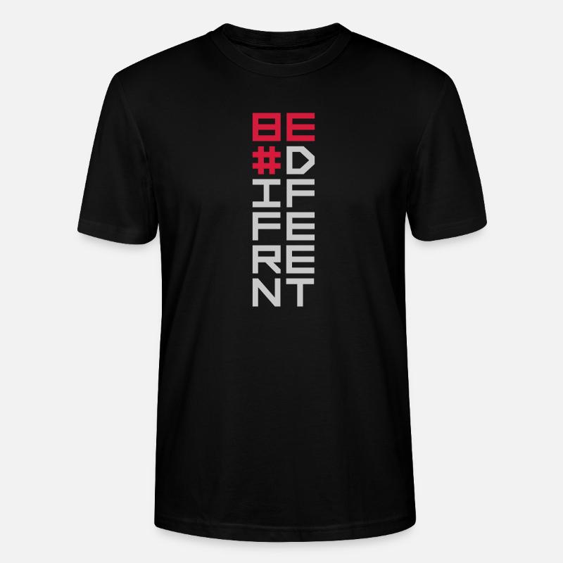Be different Logo Design - Stanley/Stella Unisex Bio-T-Shirt CRAFTER - Schwarz
