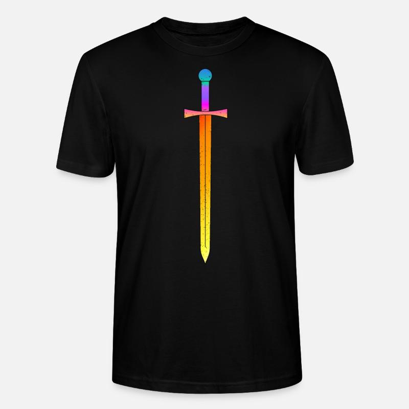 Schwert Magisch - Stanley/Stella Unisex Bio-T-Shirt CRAFTER - Schwarz