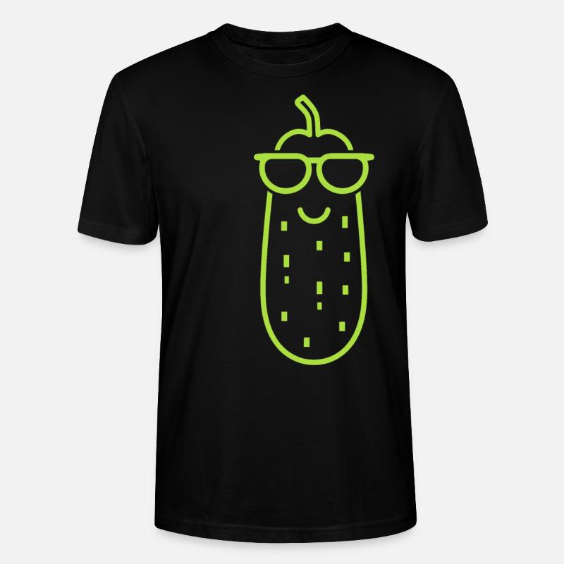 Cornichon - T-shirt bio CRAFTER Stanley Stella Unisexe - noir
