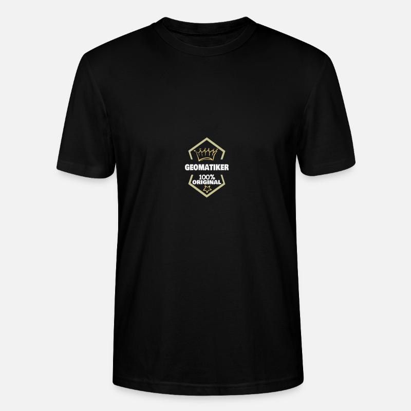 Arbeit Geomatiker - Stanley/Stella Unisex Bio-T-Shirt CRAFTER - Schwarz