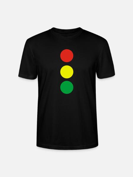 Ampel - Stanley/Stella Unisex Bio-T-Shirt CRAFTER - Schwarz