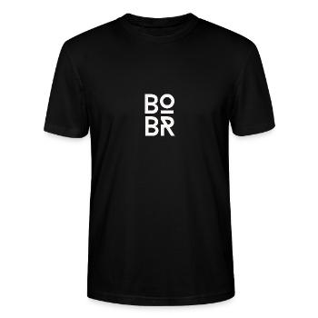 BOBR - Stanley/Stella CRAFTER Unisex Organic T-Shirt - black - Front - Alina (178cm) & Michal (187cm)