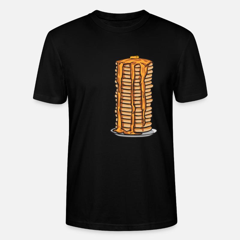 Pancake Breakfast Pancakes - Stanley/Stella CRAFTER Unisex Organic T-Shirt - black