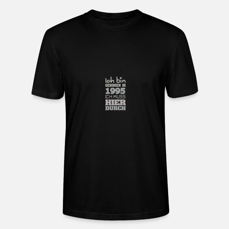 Je suis en 1995 - T-shirt bio CRAFTER Stanley Stella Unisexe - noir