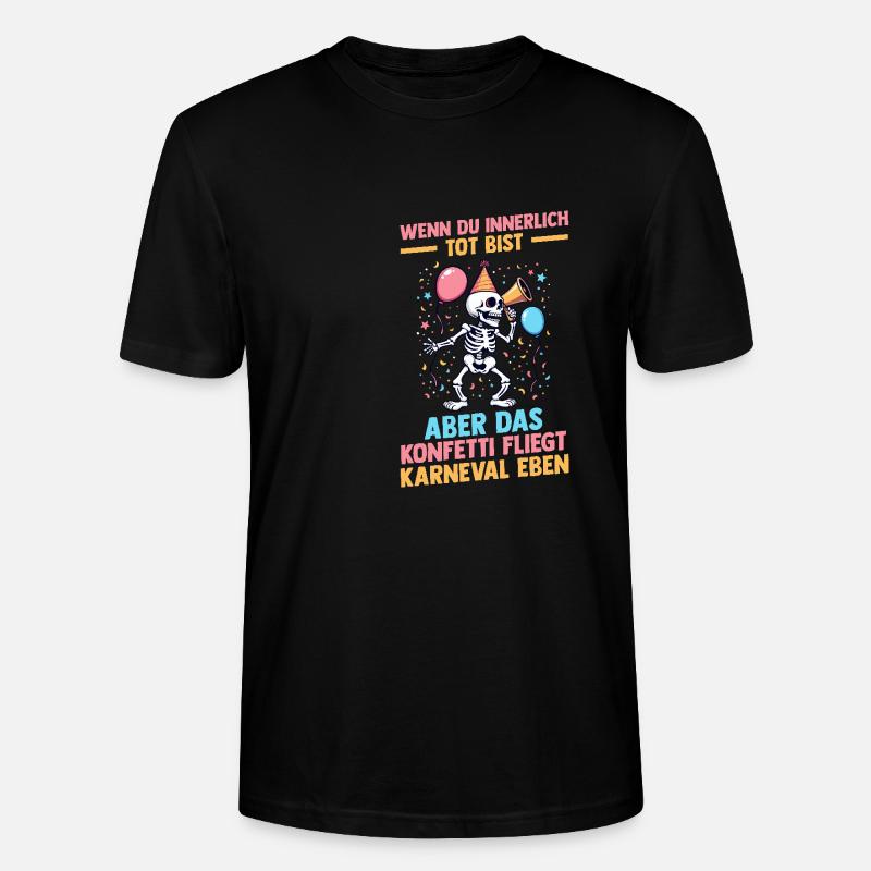 Costume de carnaval Carnaval - T-shirt bio CRAFTER Stanley Stella Unisexe - noir