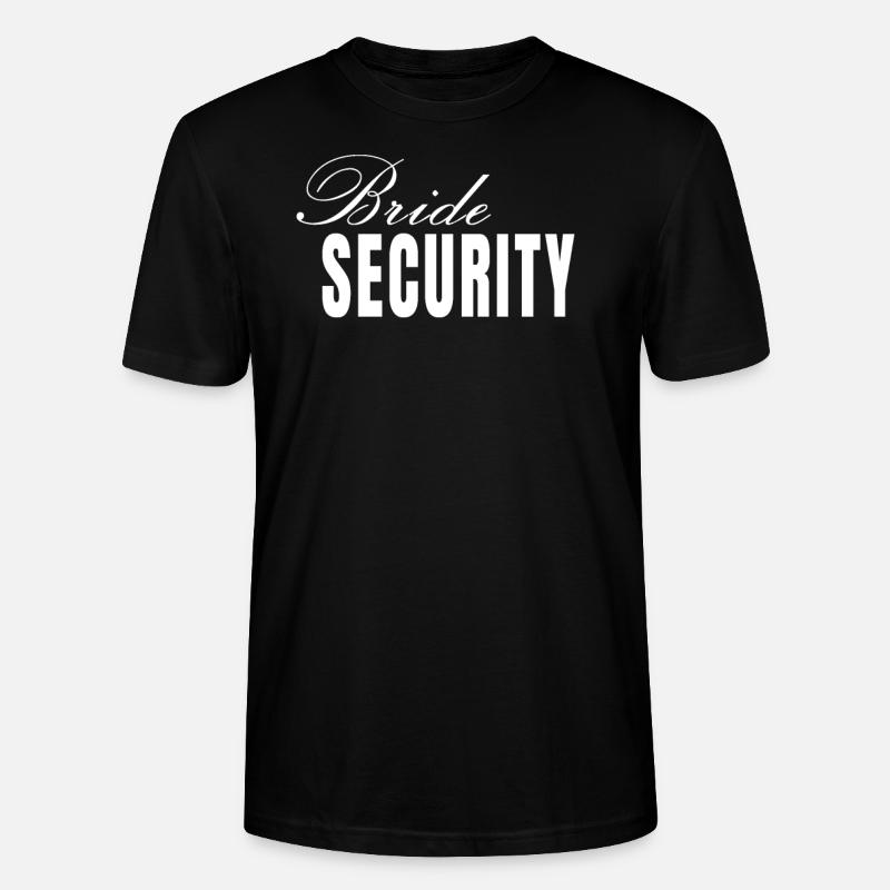 Sécurité de la mariée - T-shirt bio CRAFTER Stanley Stella Unisexe - noir