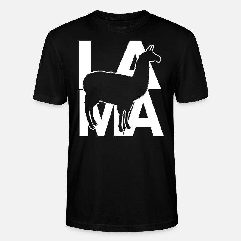LAMA - Stanley/Stella Unisex Bio-T-Shirt CRAFTER - Schwarz