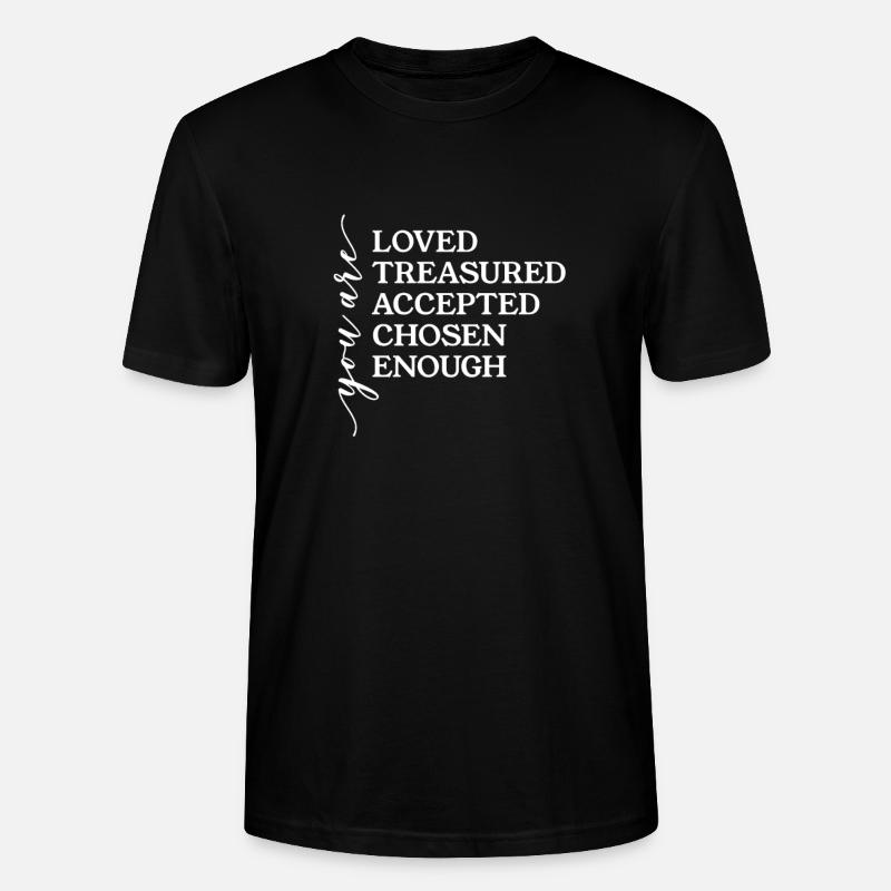Chosen & Christlicher Glaube - Stanley/Stella Unisex Bio-T-Shirt CRAFTER - Schwarz