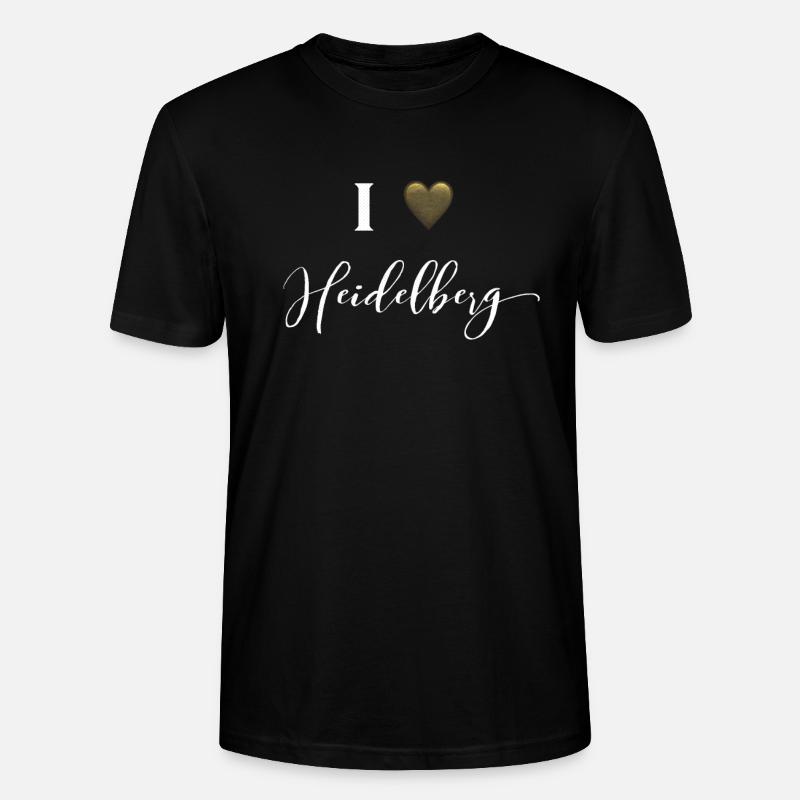 HEIDELBERG - T-shirt bio CRAFTER Stanley Stella Unisexe - noir