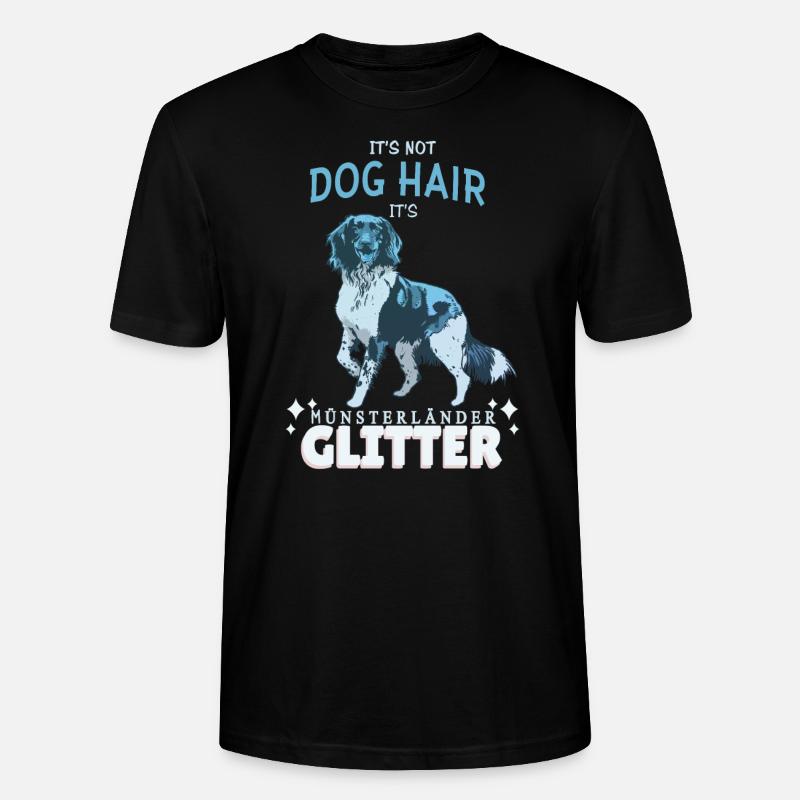 Münsterländer - Stanley/Stella Unisex Bio-T-Shirt CRAFTER - Schwarz