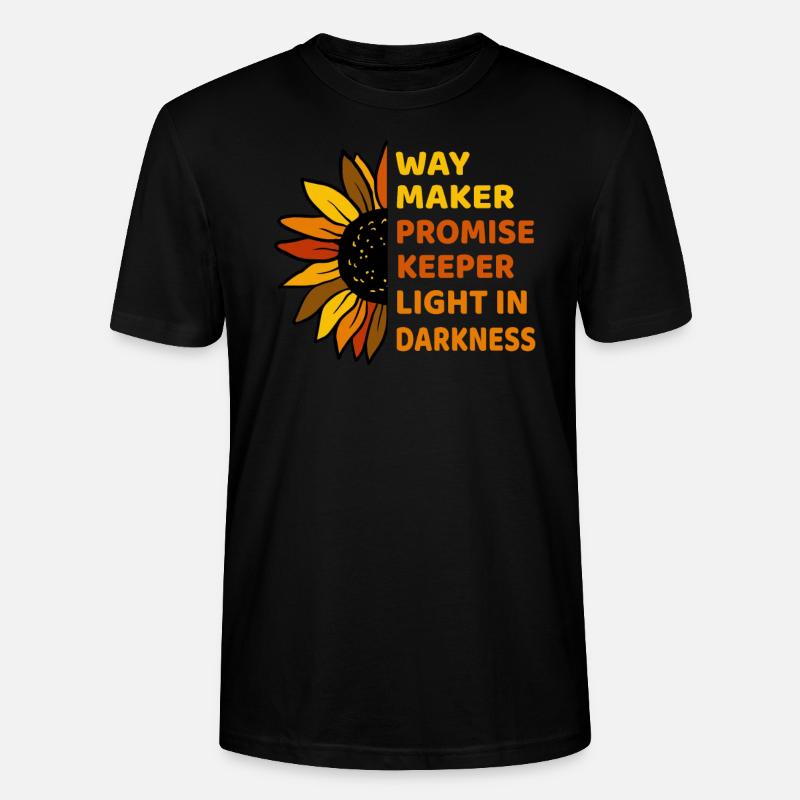 Waymaker & Christliche Kleidung - Stanley/Stella Unisex Bio-T-Shirt CRAFTER - Schwarz