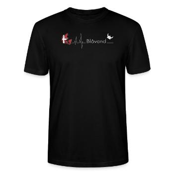 Blavand Kopenhagen EKG Dänemark Dansk Geschenkidee - Stanley/Stella Unisex Bio-T-Shirt CRAFTER - Schwarz - Vorne - Alina (178cm) & Michal (187cm)