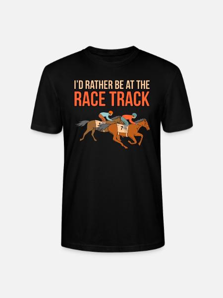 Soyez sur l’hippodrome - T-shirt bio CRAFTER Stanley Stella Unisexe - noir