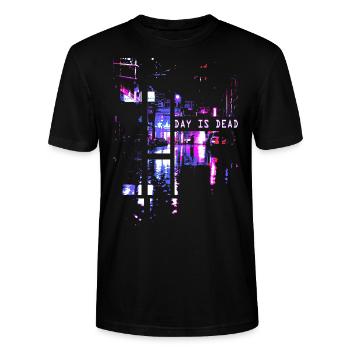 Vaporwave Aesthetics Tokyo - Stanley/Stella Unisex Bio-T-Shirt CRAFTER - Schwarz - Vorne - Alina (178cm) & Michal (187cm)