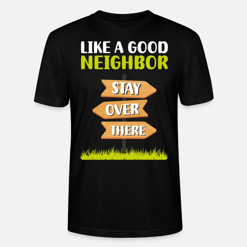 Nachbarschaft Freunde Bier Einweihung - Stanley/Stella Unisex Bio-T-Shirt CRAFTER - Schwarz