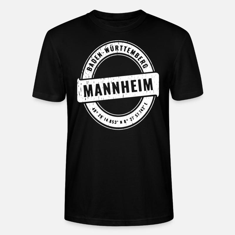 Mannheim - Stanley/Stella Unisex Bio-T-Shirt CRAFTER - Schwarz