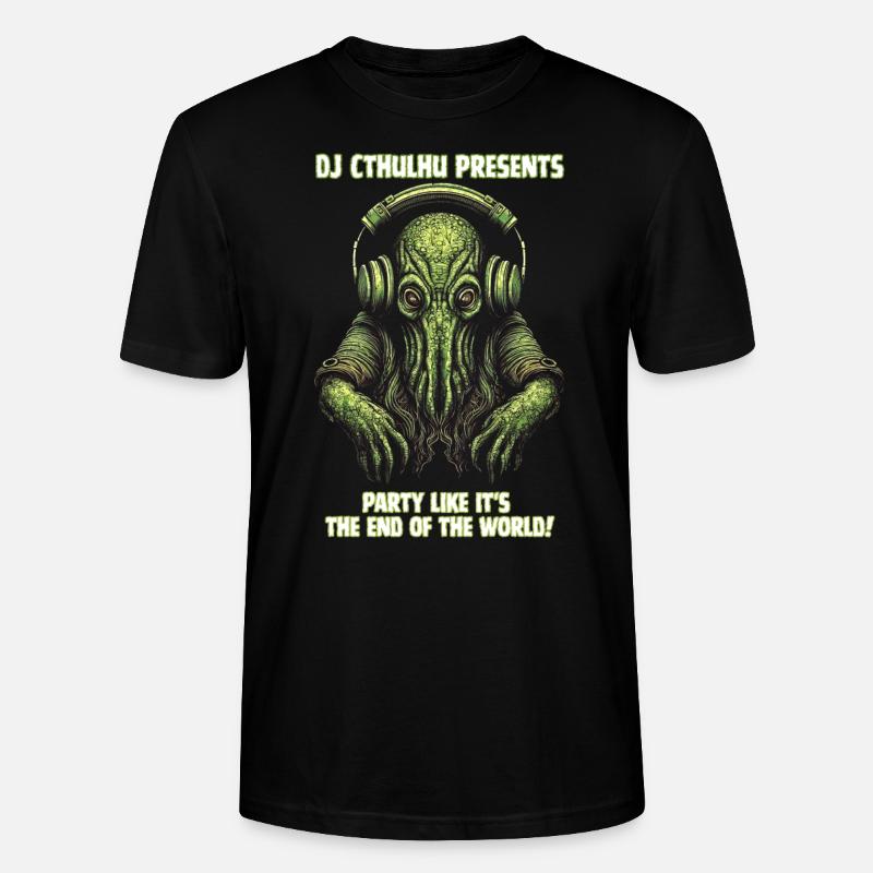 DJ Cthulhu présente - T-shirt bio CRAFTER Stanley Stella Unisexe - noir