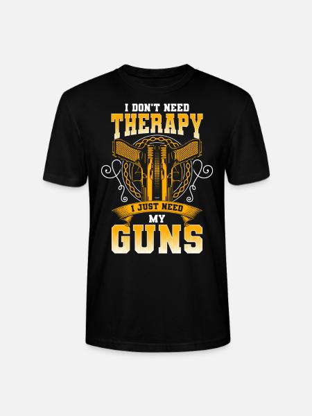 Shooting Club Shooting Range Shooter Firearm - Stanley/Stella CRAFTER Unisex Organic T-Shirt - black