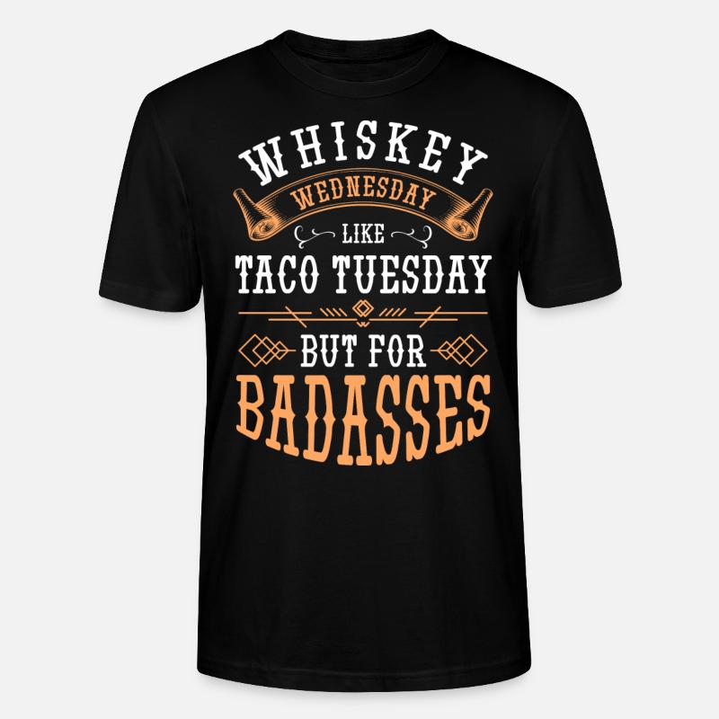 Schnaps Barkeeper Genuss Rausch - Stanley/Stella Unisex Bio-T-Shirt CRAFTER - Schwarz