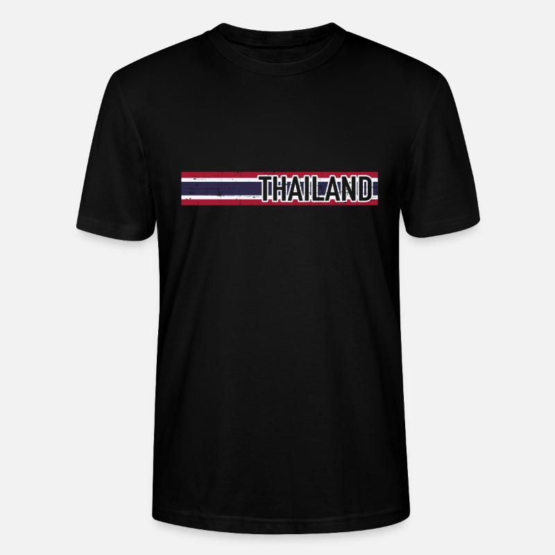 La Thaïlande - T-shirt bio CRAFTER Stanley Stella Unisexe - noir
