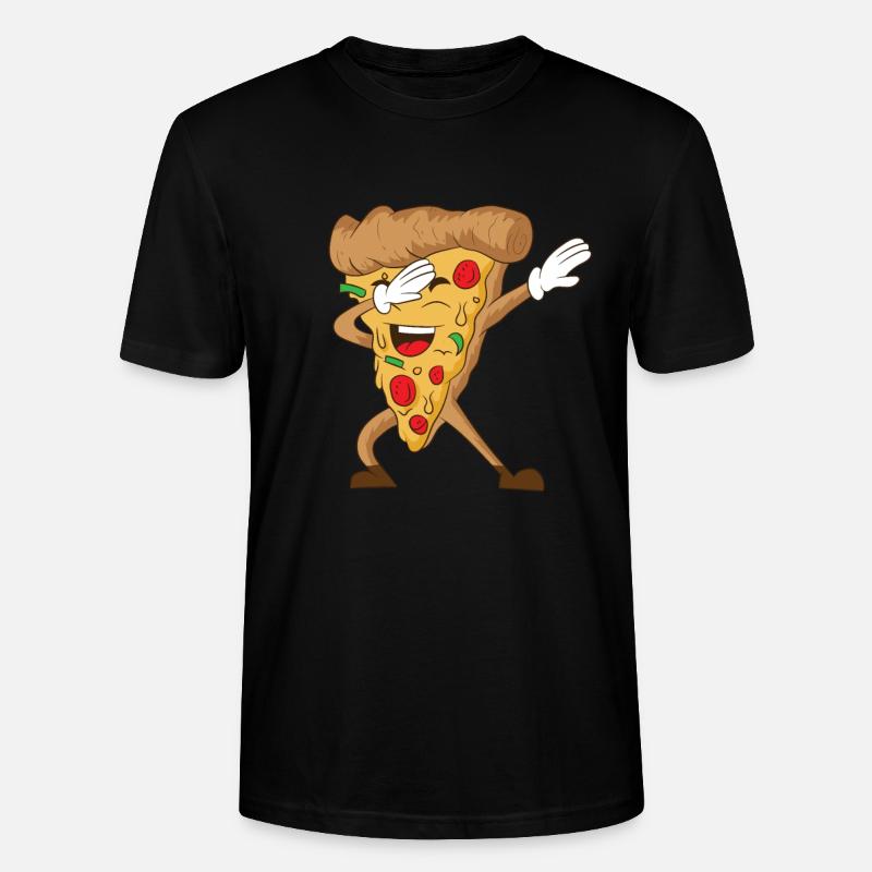 Dabbing Pizza - Stanley/Stella Unisex Bio-T-Shirt CRAFTER - Schwarz