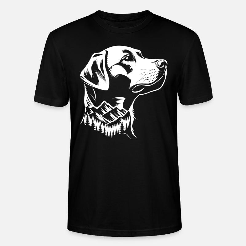 Labrador Retriever Sennenhund - Stanley/Stella Unisex Bio-T-Shirt CRAFTER - Schwarz