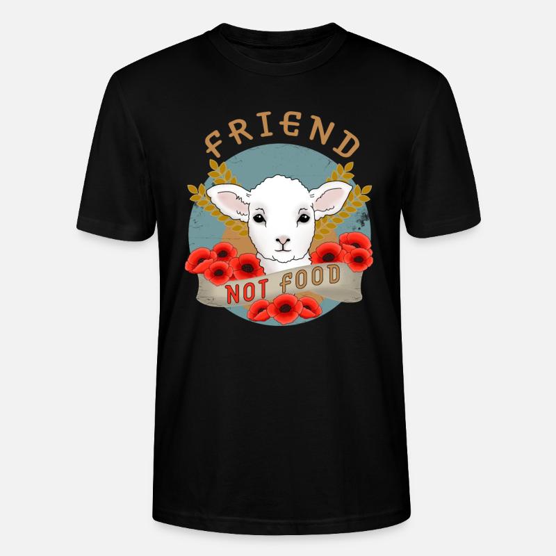 L’idée de cadeau de mouton - T-shirt bio CRAFTER Stanley Stella Unisexe - noir