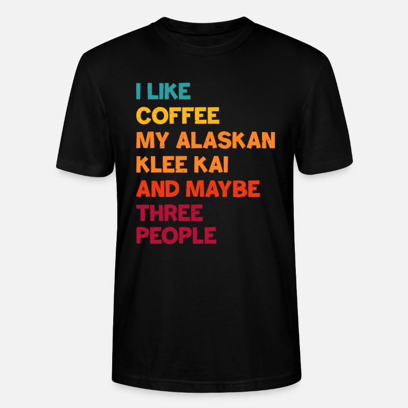 Alaskan Klee Kai - Stanley/Stella Unisex Bio-T-Shirt CRAFTER - Schwarz
