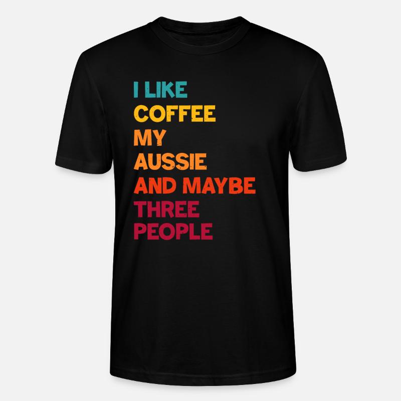 Australian Shepherd Geschenk - Stanley/Stella Unisex Bio-T-Shirt CRAFTER - Schwarz