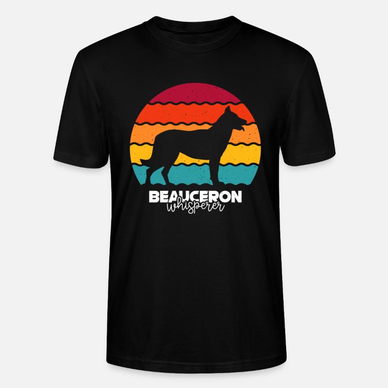 Beauceron - Stanley/Stella Unisex Bio-T-Shirt CRAFTER - Schwarz