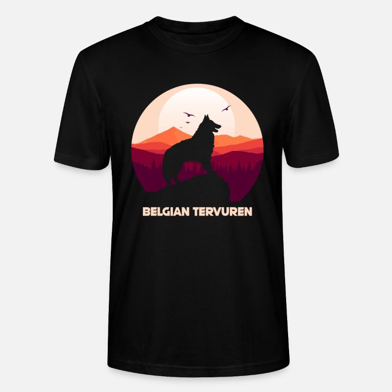 Belgian Tervuren - Stanley/Stella Unisex Bio-T-Shirt CRAFTER - Schwarz