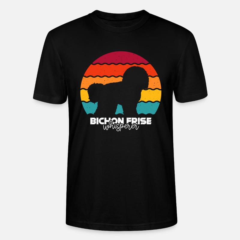 Bichon Frise - Stanley/Stella Unisex Bio-T-Shirt CRAFTER - Schwarz
