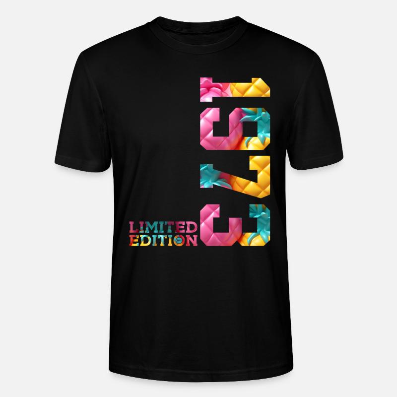 53E ANNIVERSAIRE ÉDITION LIMITÉE 1973 - T-shirt bio CRAFTER Stanley Stella Unisexe - noir