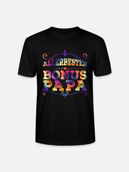 Bonus Papa - Stanley/Stella Unisex Bio-T-Shirt CRAFTER - Schwarz