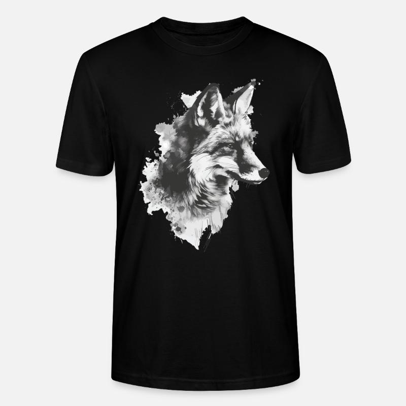 Fuchs - Stanley/Stella Unisex Bio-T-Shirt CRAFTER - Schwarz