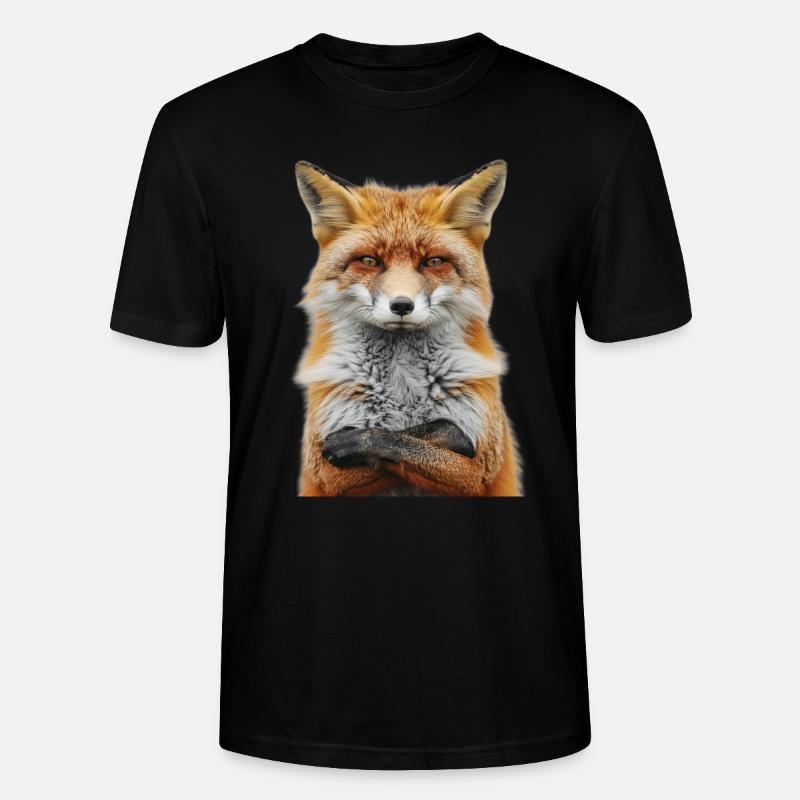 Fuchs - Stanley/Stella Unisex Bio-T-Shirt CRAFTER - Schwarz