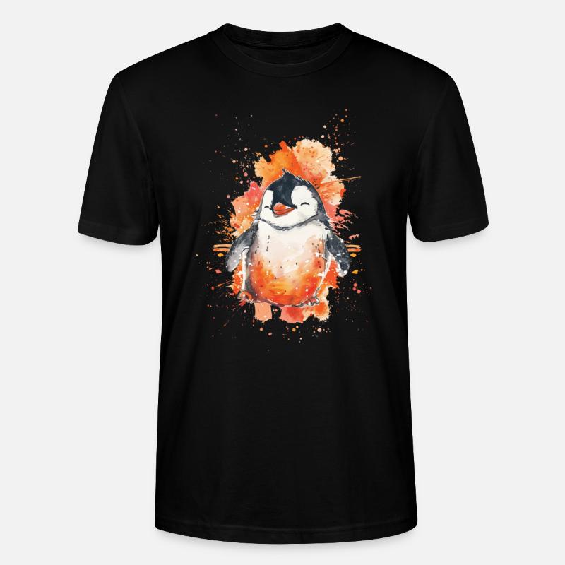 Pinguin - Stanley/Stella Unisex Bio-T-Shirt CRAFTER - Schwarz
