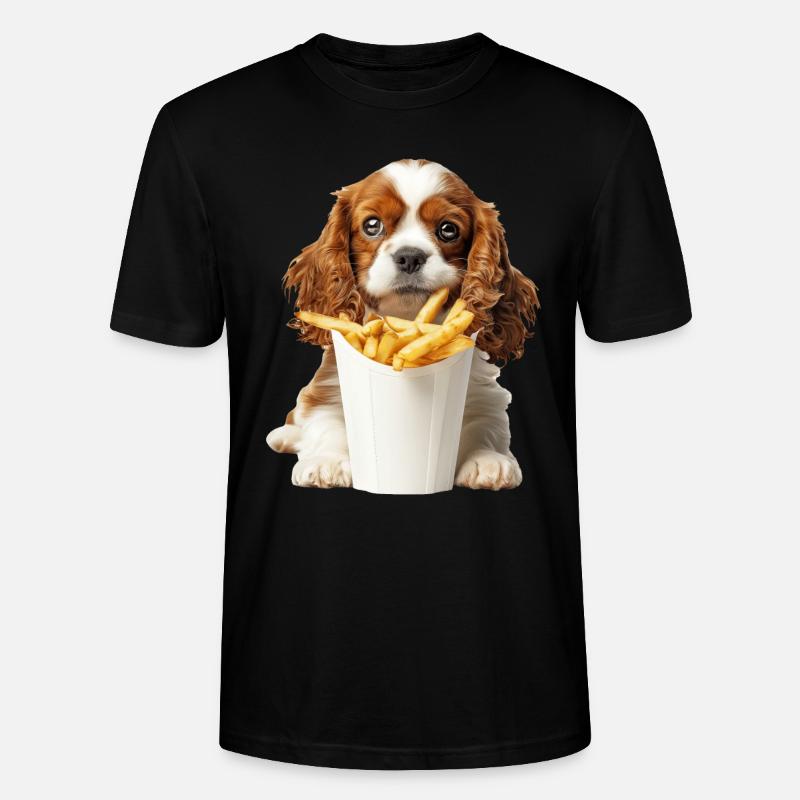 Cavalier King Spaniel - Stanley/Stella Unisex Bio-T-Shirt CRAFTER - Schwarz