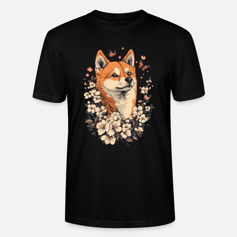 Hund - Stanley/Stella Unisex Bio-T-Shirt CRAFTER - Schwarz