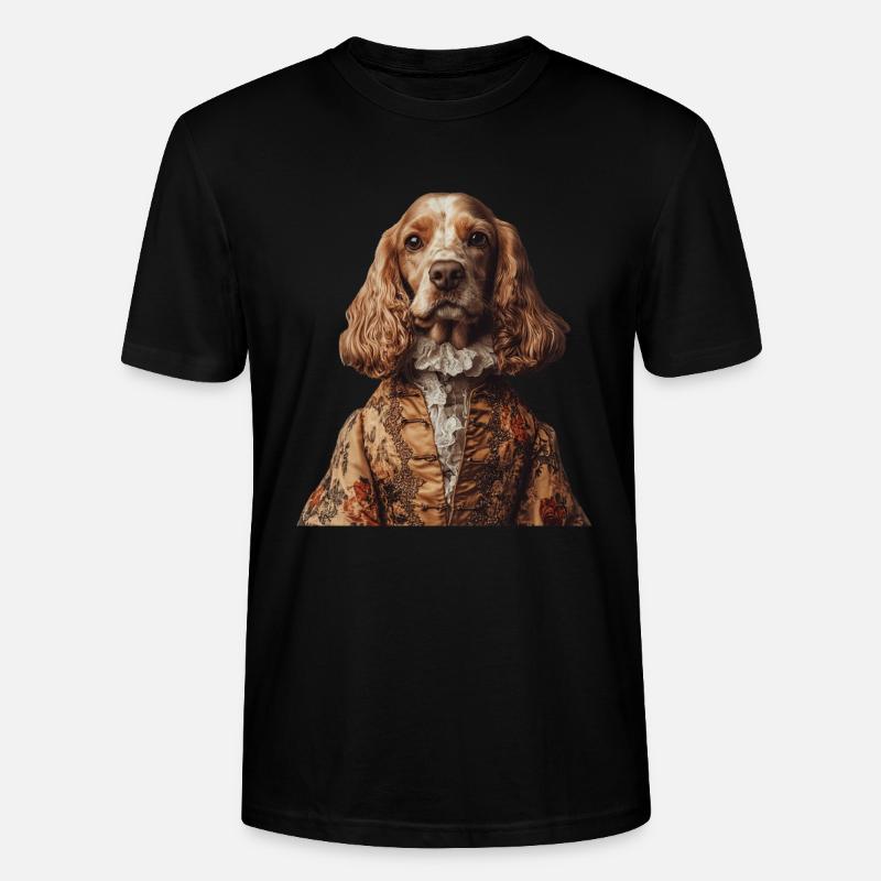 Cocker Spaniel - Stanley/Stella Unisex Bio-T-Shirt CRAFTER - Schwarz