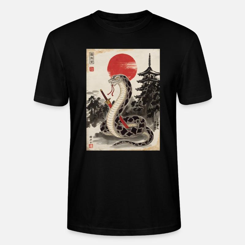 Samurai - Stanley/Stella Unisex Bio-T-Shirt CRAFTER - Schwarz