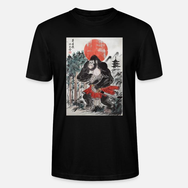 Samurai - Stanley/Stella Unisex Bio-T-Shirt CRAFTER - Schwarz