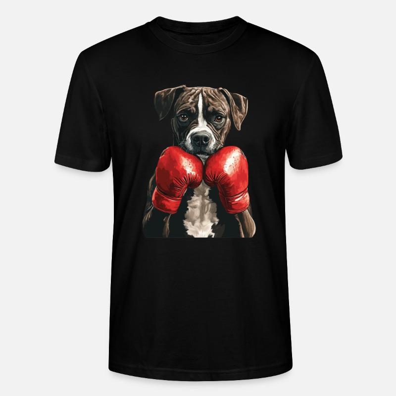Hund - Stanley/Stella Unisex Bio-T-Shirt CRAFTER - Schwarz