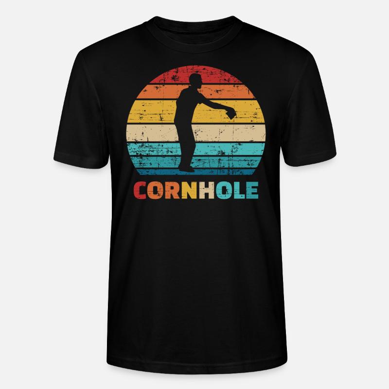 Cornhole - Stanley/Stella Unisex Bio-T-Shirt CRAFTER - Schwarz