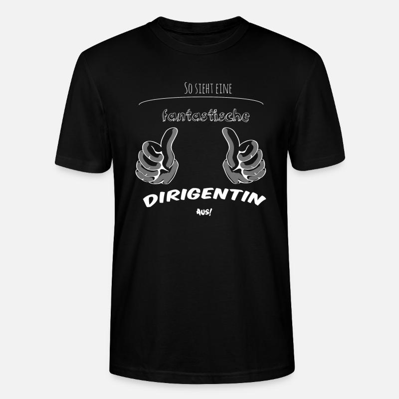 Fantastische Dirigentin - Stanley/Stella Unisex Bio-T-Shirt CRAFTER - Schwarz