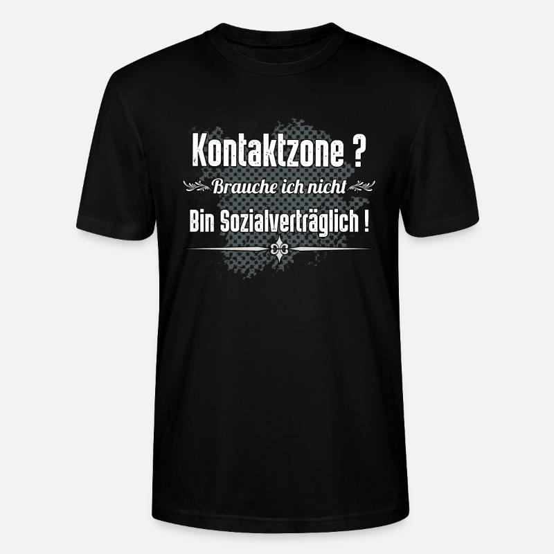 Kontaktzone - Stanley/Stella Unisex Bio-T-Shirt CRAFTER - Schwarz